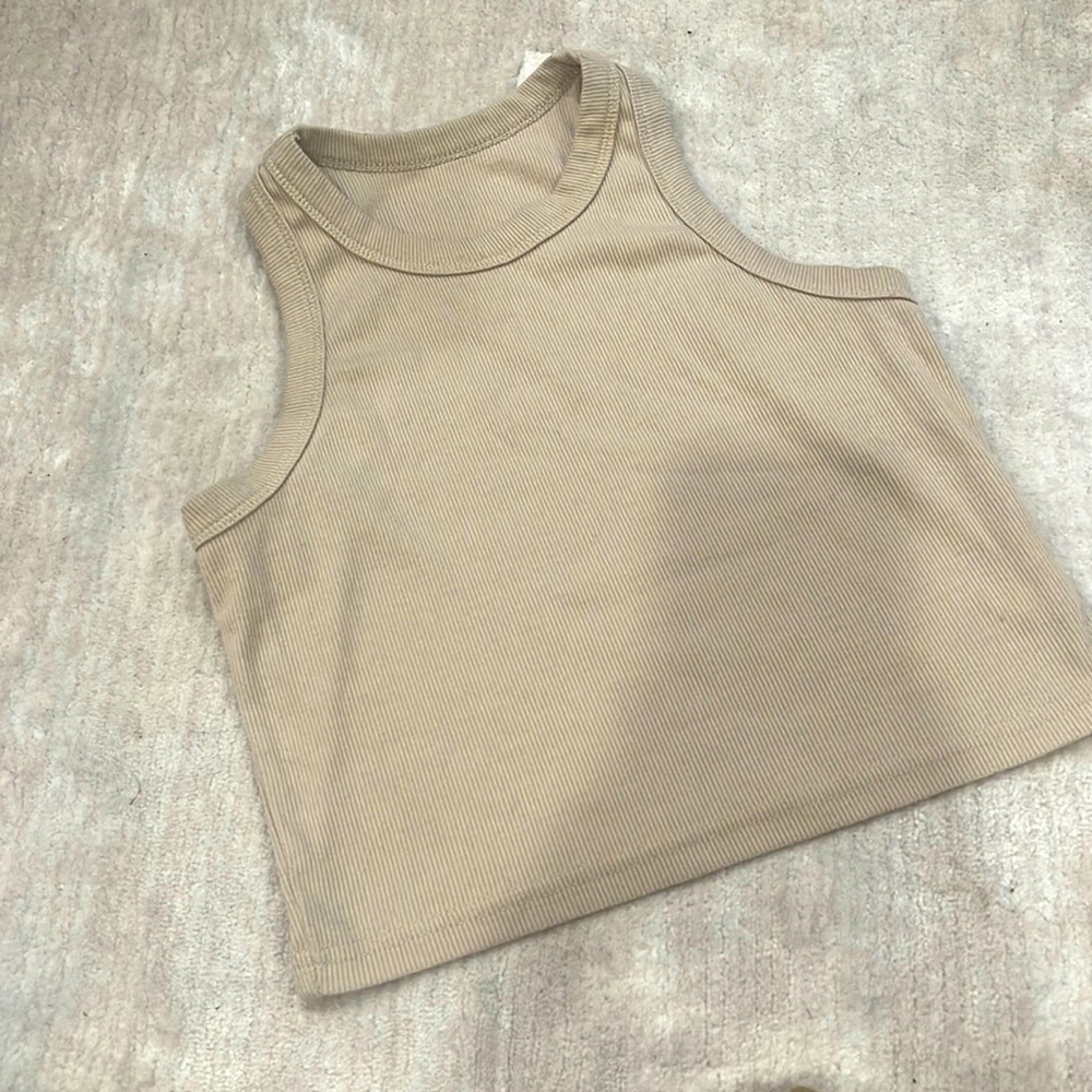 Nude Crop Tank